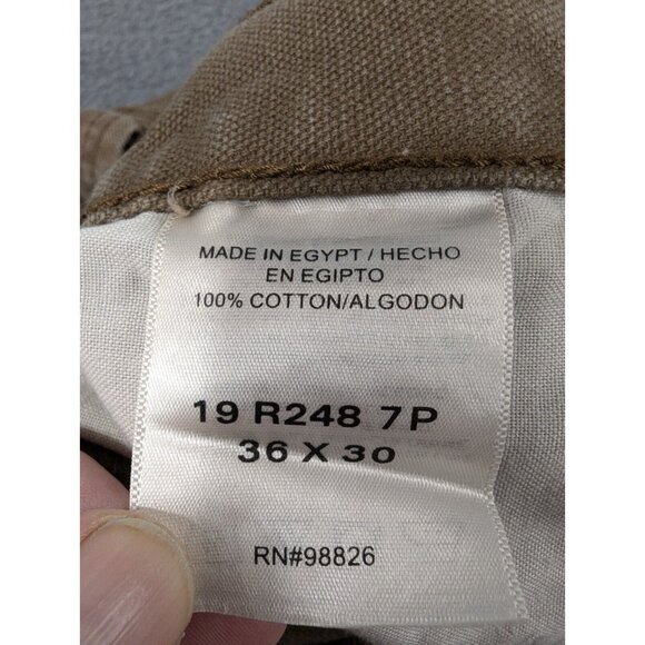 CE Schmidt Workwear Pants Mens Size 36x30 Tan Panters Pants Straight Leg - Picture 16 of 16